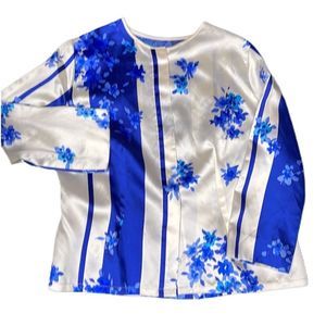 Vintage Silk Floral Top